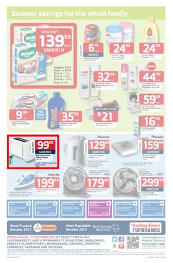 Pick N Pay Gauteng : Summer Savings (8 Oct - 13 Oct 2013), page 4