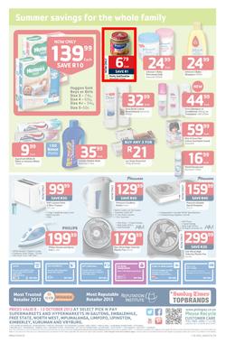 Pick N Pay Gauteng : Summer Savings (8 Oct - 13 Oct 2013), page 4