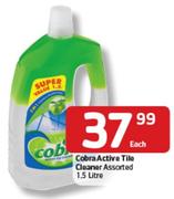 Cobra Active Tile Cleaner Assorted-1.5L Each