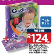Cuddlers Jumbo Pack Midi-70's/Maxi-66's Per Pack