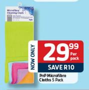 PnP Microfibre Cloths-5 Pack