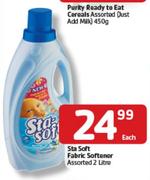 Sta Soft Fabric Softener Assorted-2L Each