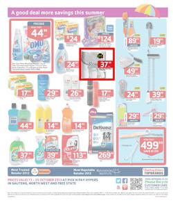 Pick N Pay Hyper Gauteng : Summer Savings (15 Oct - 20 Oct 2013), page 4