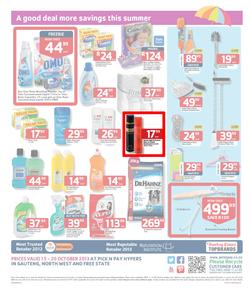 Pick N Pay Hyper Gauteng : Summer Savings (15 Oct - 20 Oct 2013), page 4