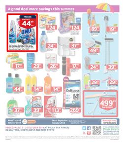 Pick N Pay Hyper Gauteng : Summer Savings (15 Oct - 20 Oct 2013), page 4