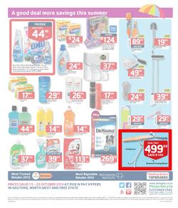 Pick N Pay Hyper Gauteng : Summer Savings (15 Oct - 20 Oct 2013), page 4