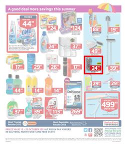 Pick N Pay Hyper Gauteng : Summer Savings (15 Oct - 20 Oct 2013), page 4