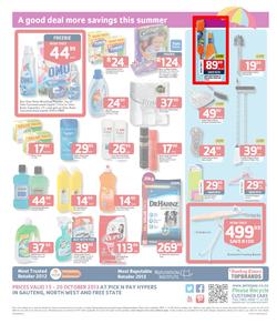 Pick N Pay Hyper Gauteng : Summer Savings (15 Oct - 20 Oct 2013), page 4