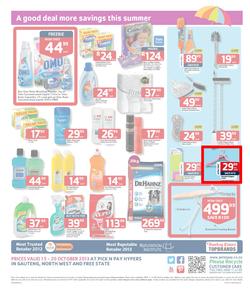 Pick N Pay Hyper Gauteng : Summer Savings (15 Oct - 20 Oct 2013), page 4