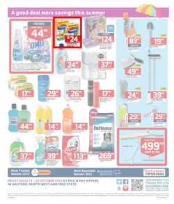 Pick N Pay Hyper Gauteng : Summer Savings (15 Oct - 20 Oct 2013), page 4