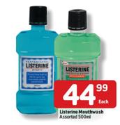 Listerine Mouthwash Assorted-500ml-Each