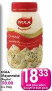 Nola Mayonnaise (Regular)-750g-Each