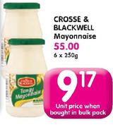 Crosse & Blackwell Mayonnaise-250g-Each