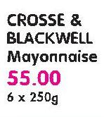 Crosse & Blackwell Mayonnaise-6X250g