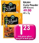 Rajah Curry Powder (All Flavours)-7g-Each