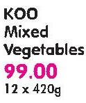 Koo Mixed Vegetables-12X420g