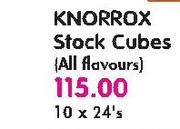 Knorrox Stock Cubes (All Flavours)-10X24's