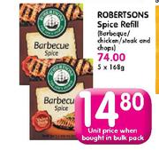Robertsons Spice Refill (Barbeque/ Chicken/ Steak And Chops)-168g-Each