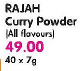 Rajah Curry Powder (All Flavours)-40X7g