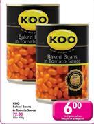 Koo Baked Beans In Tomato Sauce-410g-Each