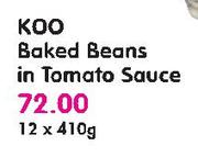 Koo Baked Beans In Tomato Sauce-12X410g