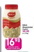 Nola Mayonnaise(Regular)-750g Each