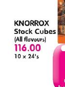 Knorrox Stock Cubes(All Flavours)-10x24's Each