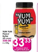 Yum Yum Peanut Butter(All Variants)-800g Each