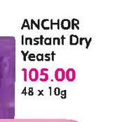 Anchor Instant Dry Yeast-48x10g Each