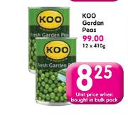 Koo Garden Peas-410g Each