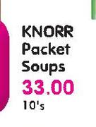Knorr Packet Soups-10's Each