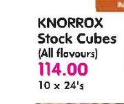 Knorrox Stock Cubes(All Flovours)-10x24's Each 
