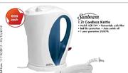 Sunbeam 1.7L Cordless Kettle(SCK 199)- Each