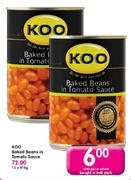Koo Baked Beans In Tomato Souce-410g Each 