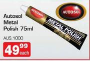 Autosol Metal Polish-75ml(AUS1000)-Each