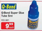 Q-Bond Super Glue Tube-5ml(FED QB1)-Each