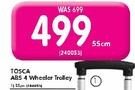 Tosca ABS 4 Wheeler 55cm Trolley-Each