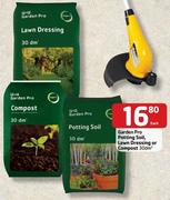 Garden Pro Potting Soil, Lawn Dressing Or Compost-30dm³ Each