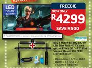 Hisense 40" FHD Slim LED TV(LEDN40K360P)