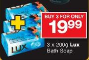 Lux Bath Soap-3 x 200g