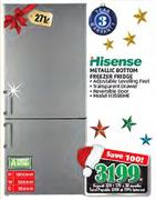 Hisense Metallic Bottom Freezer Fridge-271Ltr(H359BME)