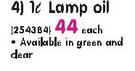 Green Heat Lamp Oil-1L Each