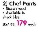 Chef Works Chef Pants-Each