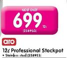 Aro 12L Professional Stockpot