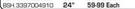 Bosch Wiper Blade 24"(BSH 3397CO4910)-Each