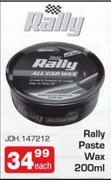 Rally Paste Wax-200ml Each