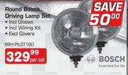 Round Bosch Driving Lamp Set(BSH PILOT160)-Per Set