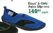 Boy's & Girl's Aqua Slip-One