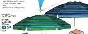 Natural Instincts Beach Umbrella 256cm-Each