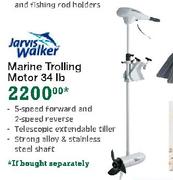 Jarvis Walker Marine Trolling Motor 34lb
